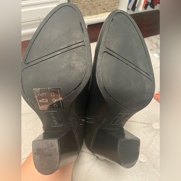 Nine West black genuine leather ankle boots - Picture 5 of 7